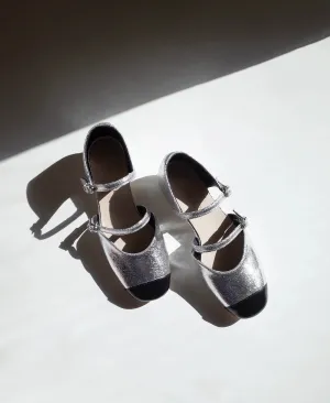 Silver Mary Jane Shoes