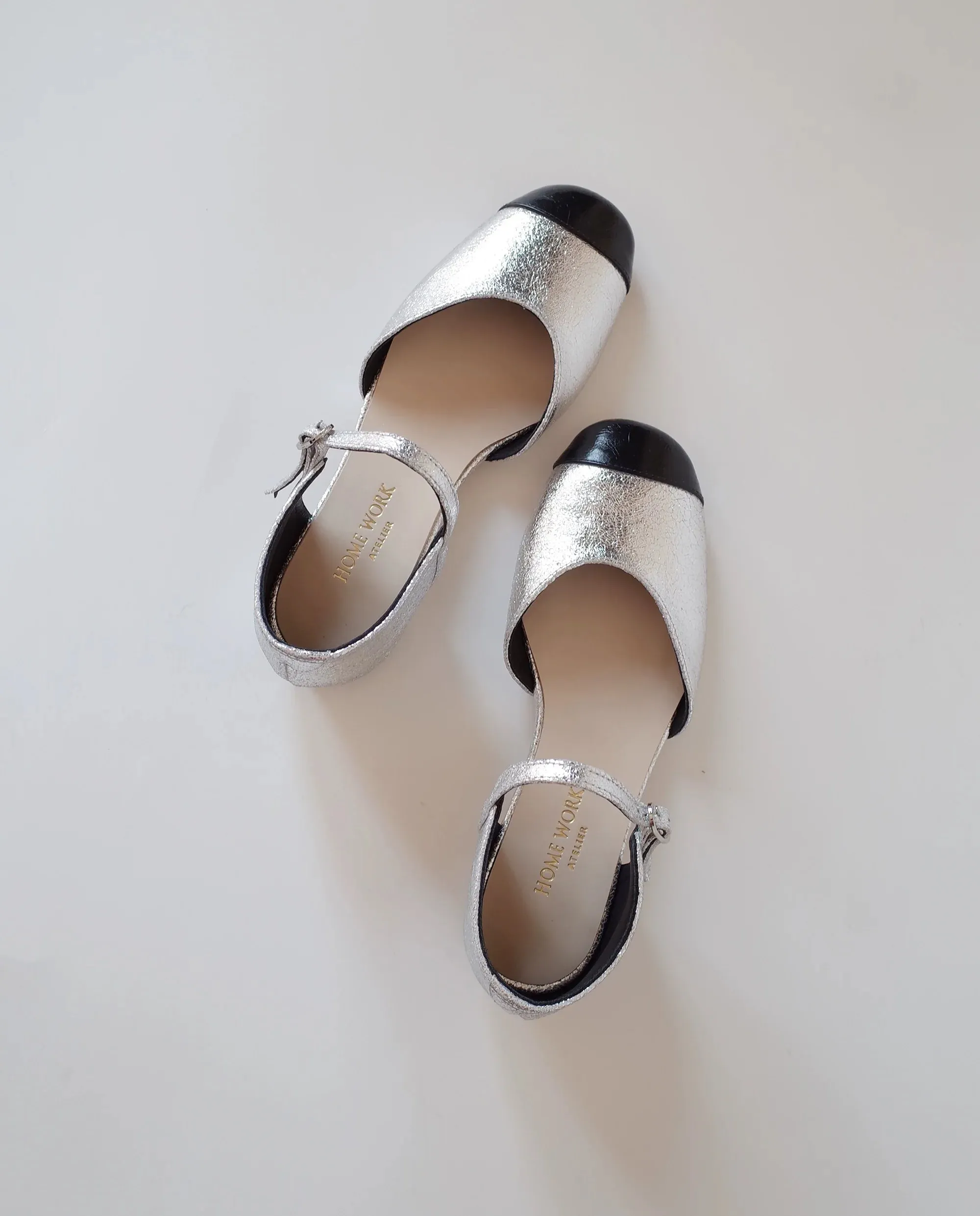 Silver Mary Jane Shoes