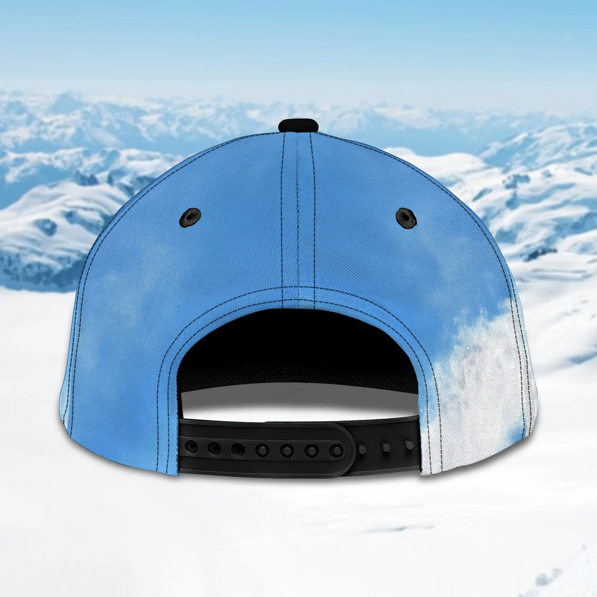 Skiing 3- Personalized Name Cap -Loop- Hd98 77