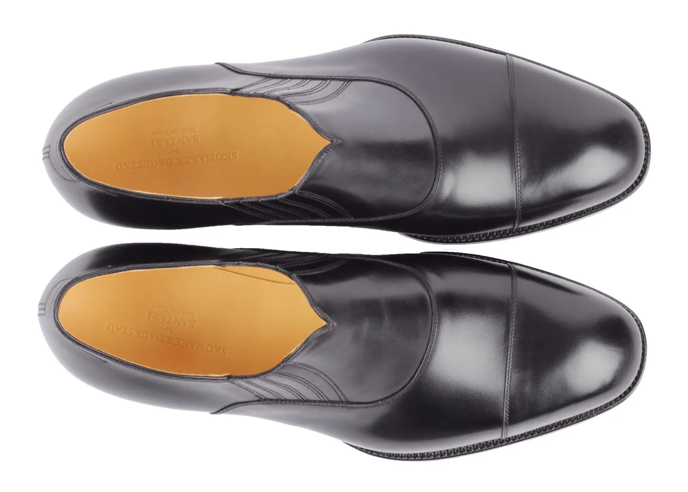 Slip-on Cap Toe - Black