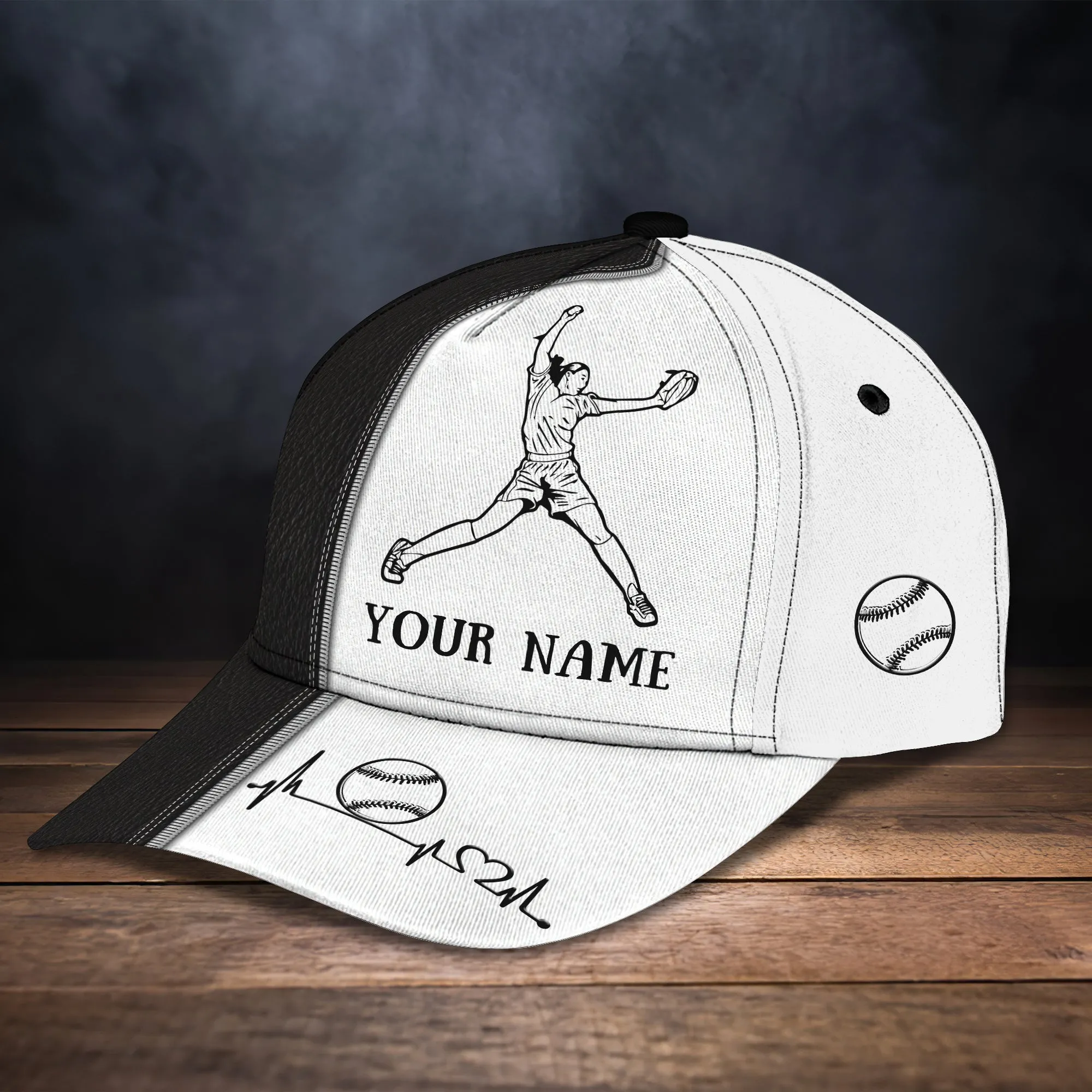 Softball - Personalized Name Cap - Mitru