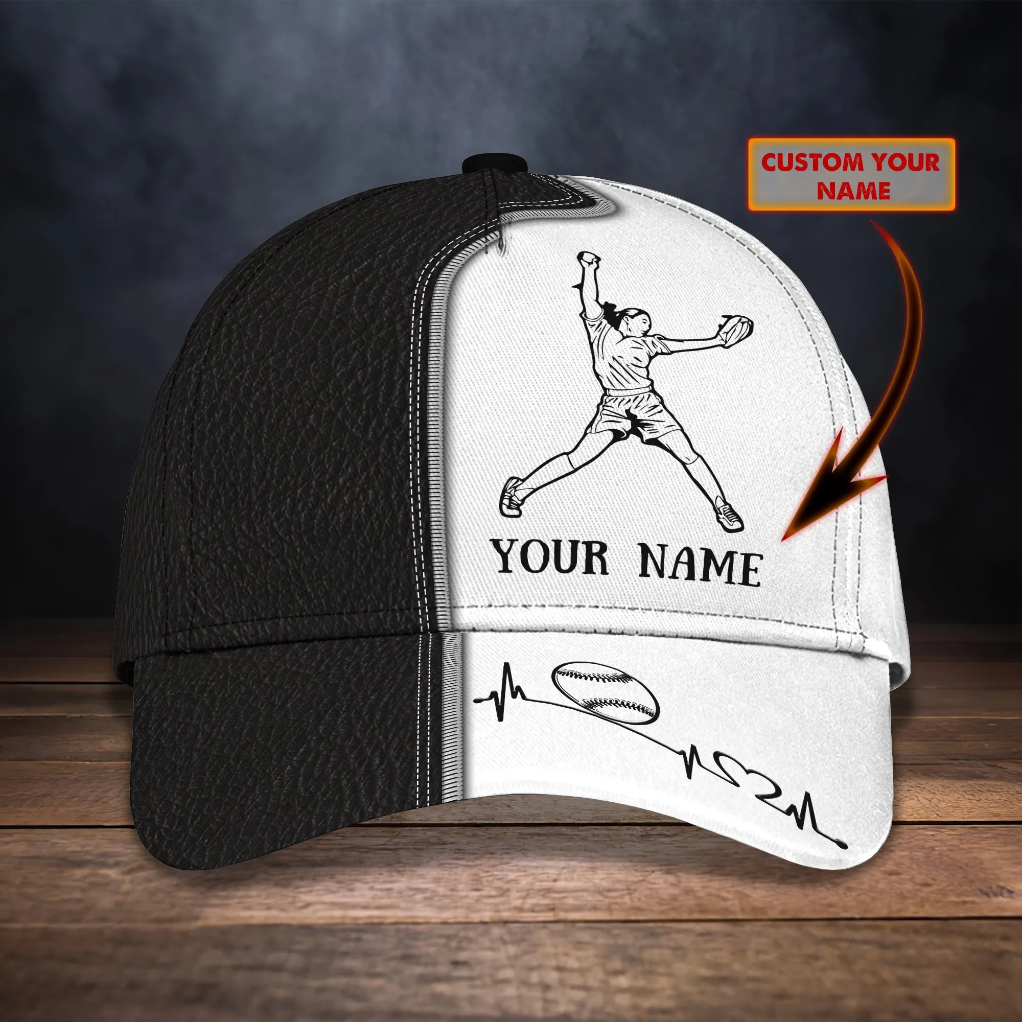 Softball - Personalized Name Cap - Mitru
