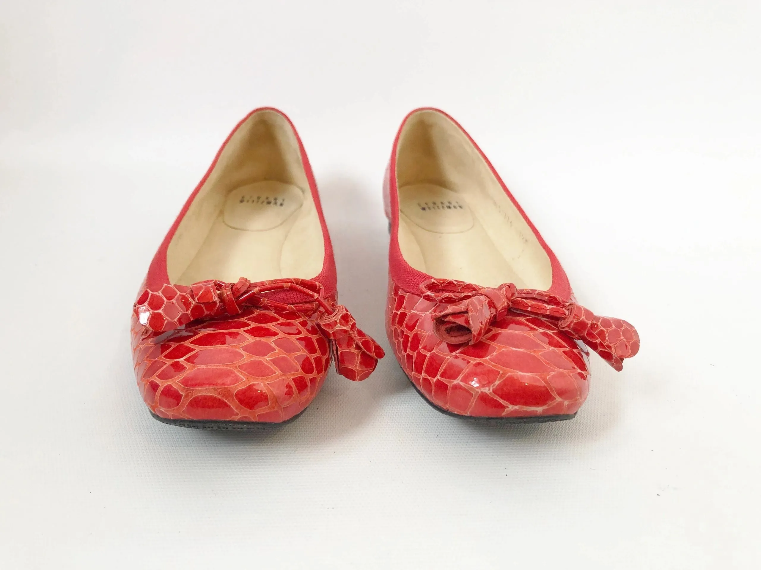 Stuart Weitzman Embossed Ballet Flats Size 7.5