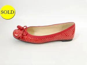 Stuart Weitzman Embossed Ballet Flats Size 7.5