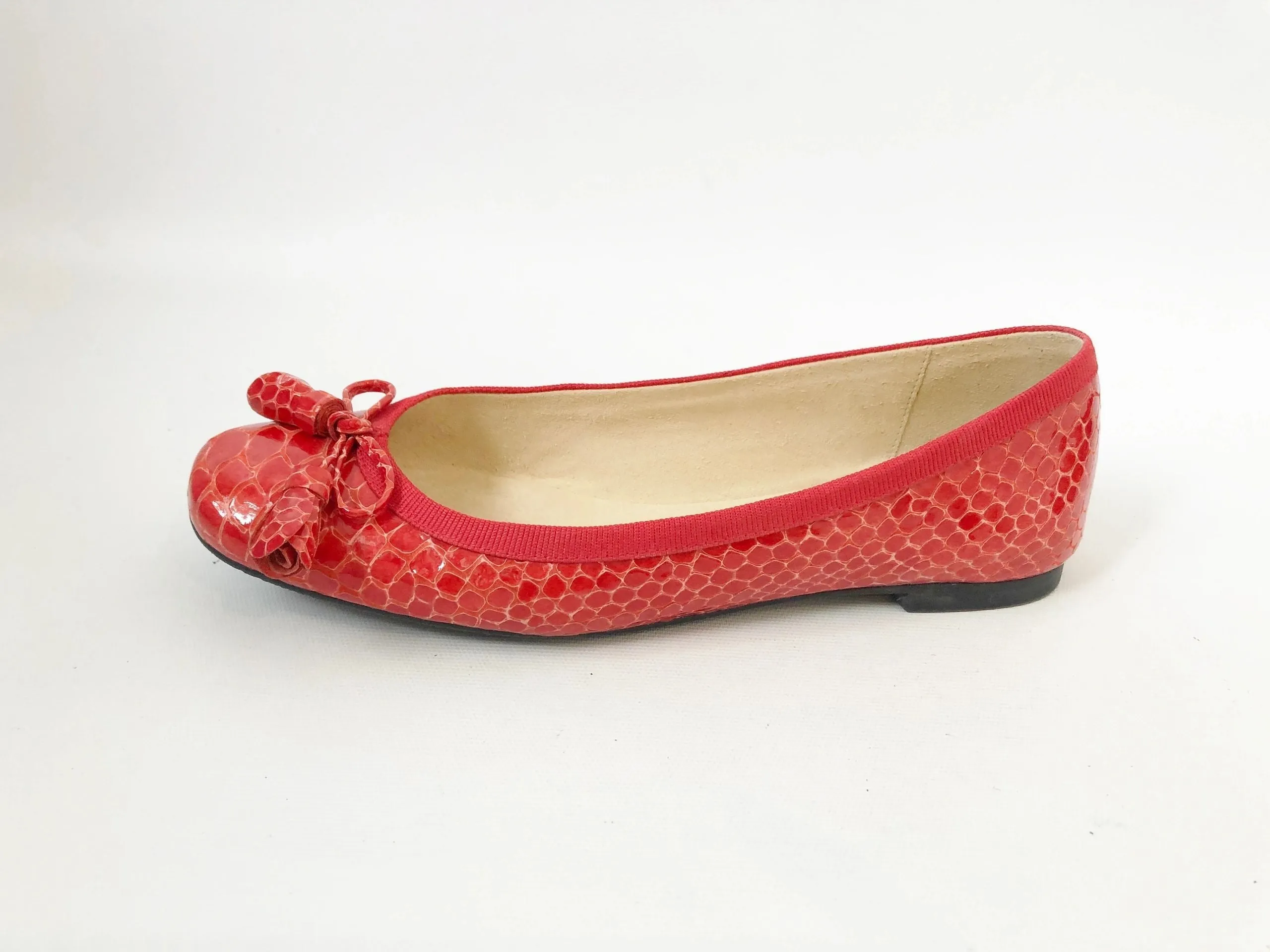 Stuart Weitzman Embossed Ballet Flats Size 7.5