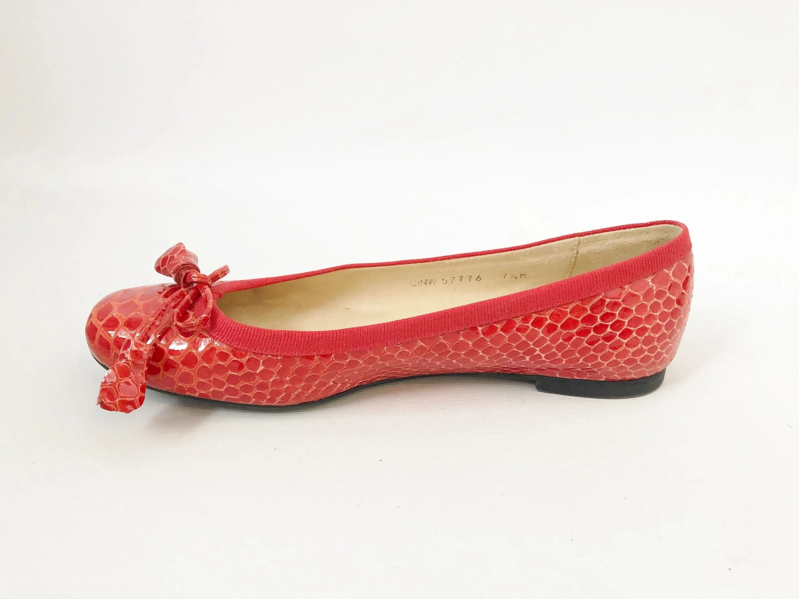 Stuart Weitzman Embossed Ballet Flats Size 7.5