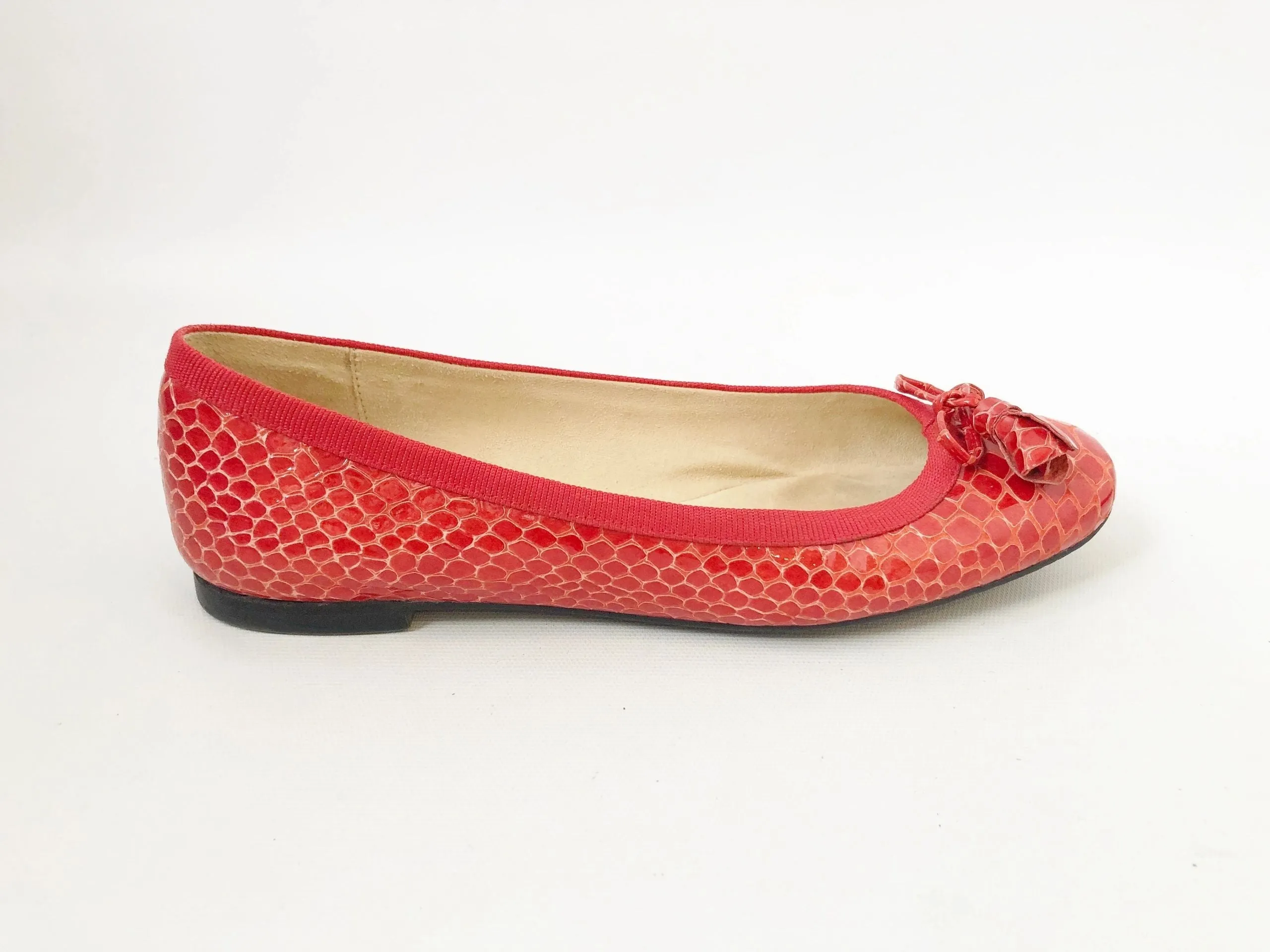 Stuart Weitzman Embossed Ballet Flats Size 7.5
