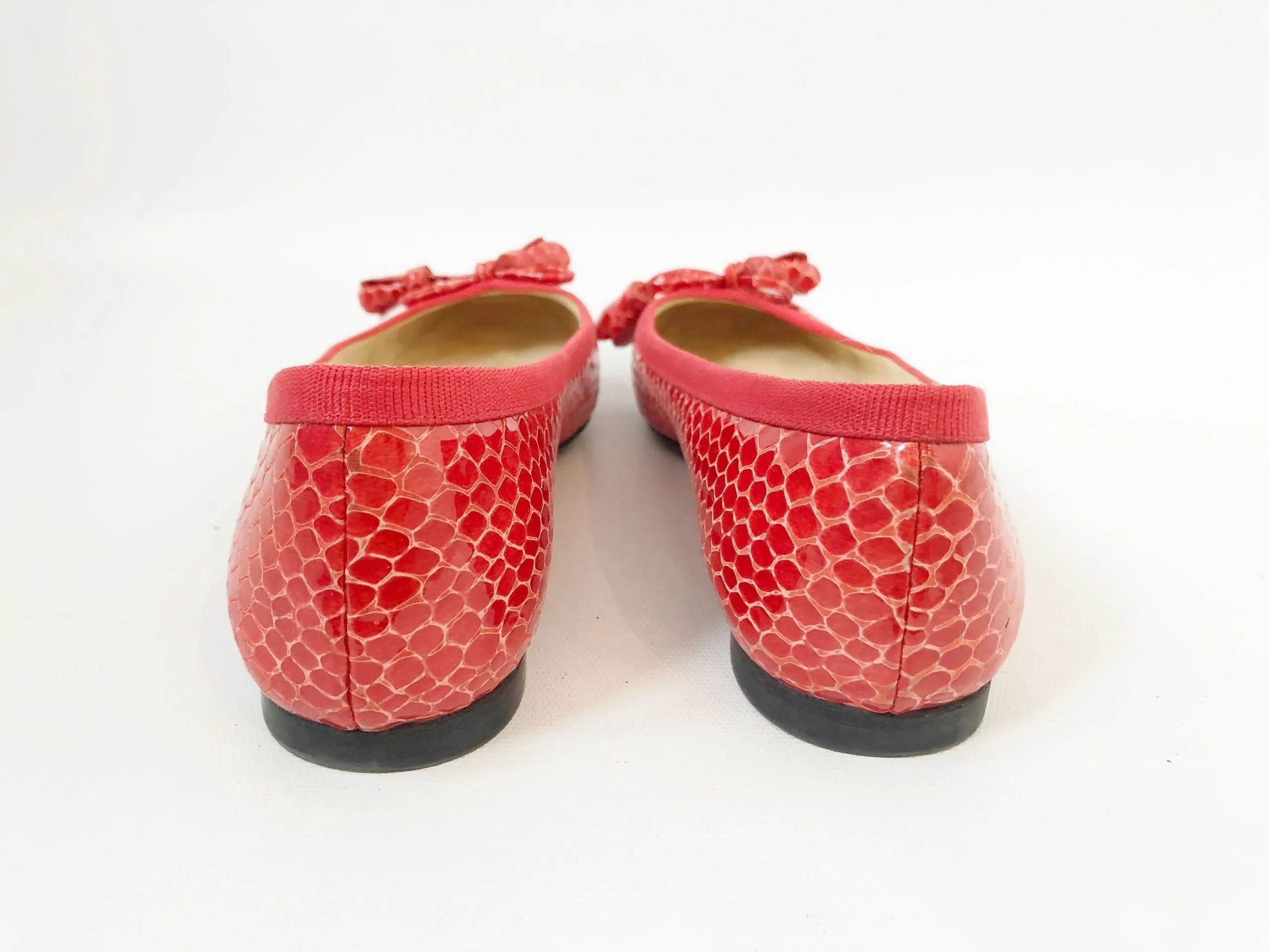 Stuart Weitzman Embossed Ballet Flats Size 7.5