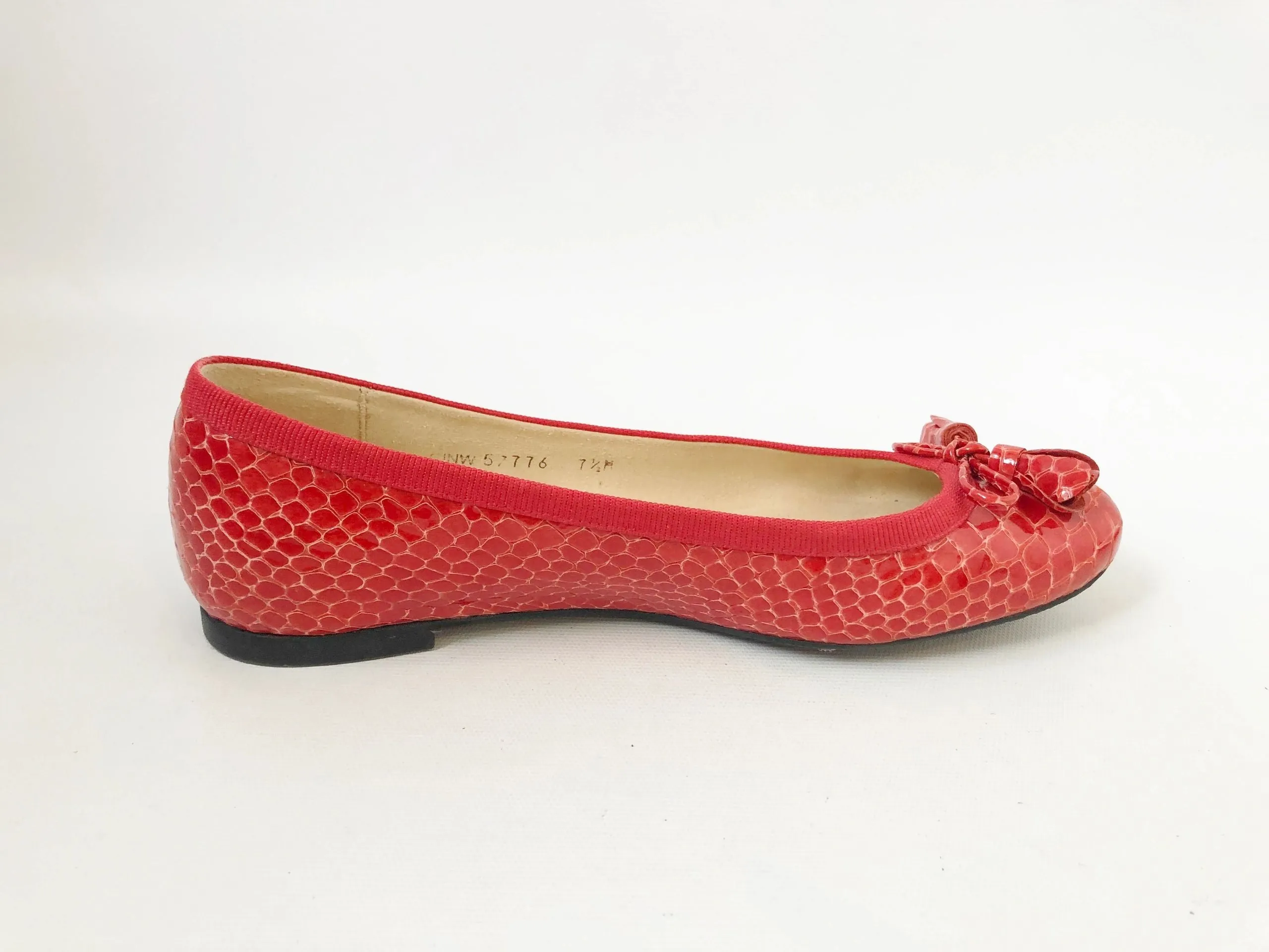 Stuart Weitzman Embossed Ballet Flats Size 7.5