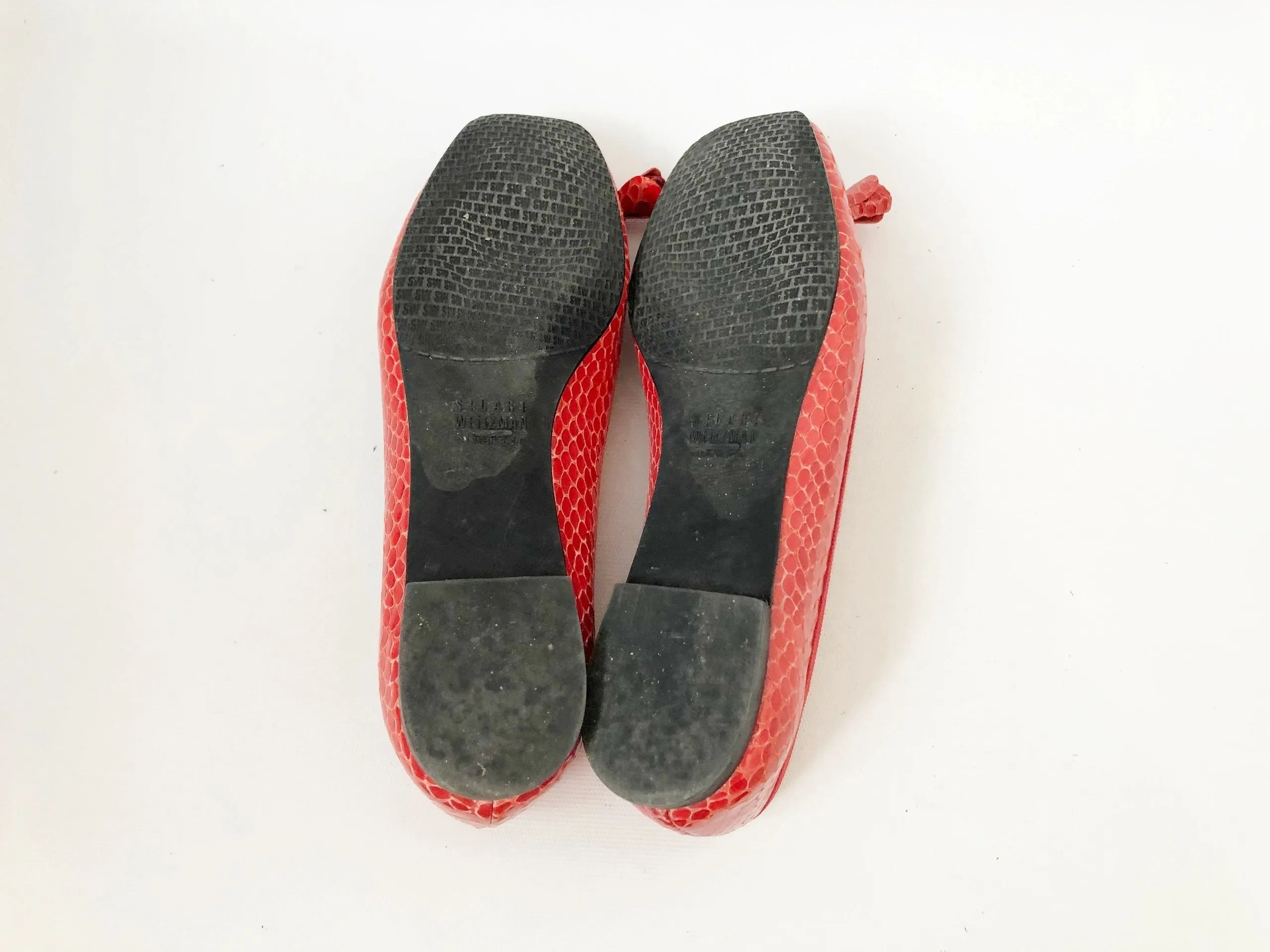 Stuart Weitzman Embossed Ballet Flats Size 7.5