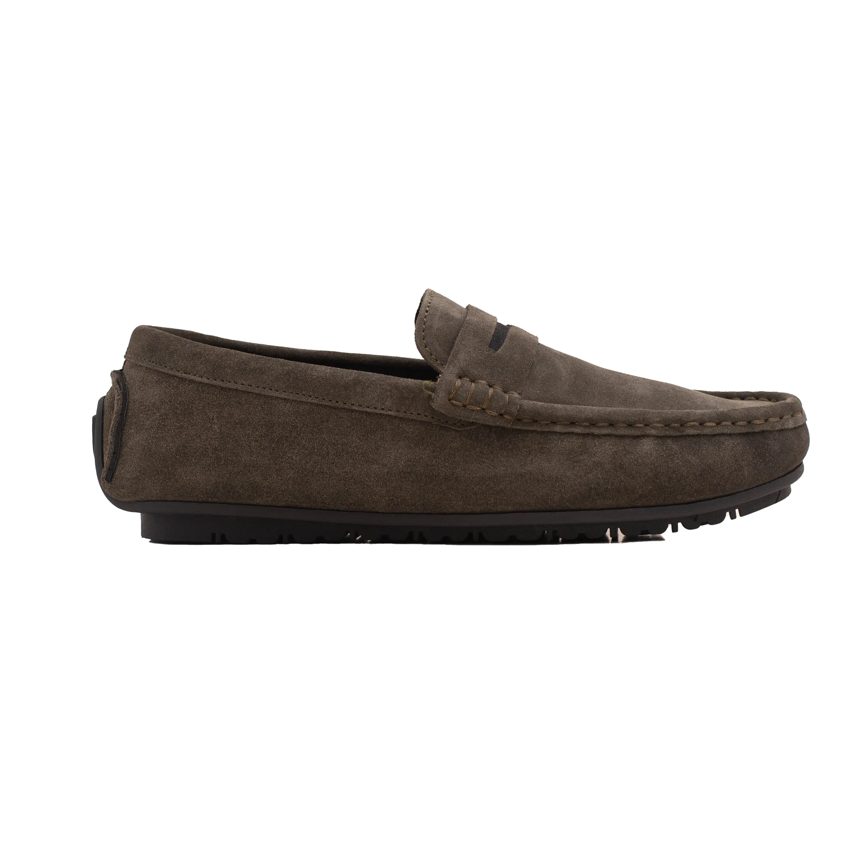 Suede Gray Loafer