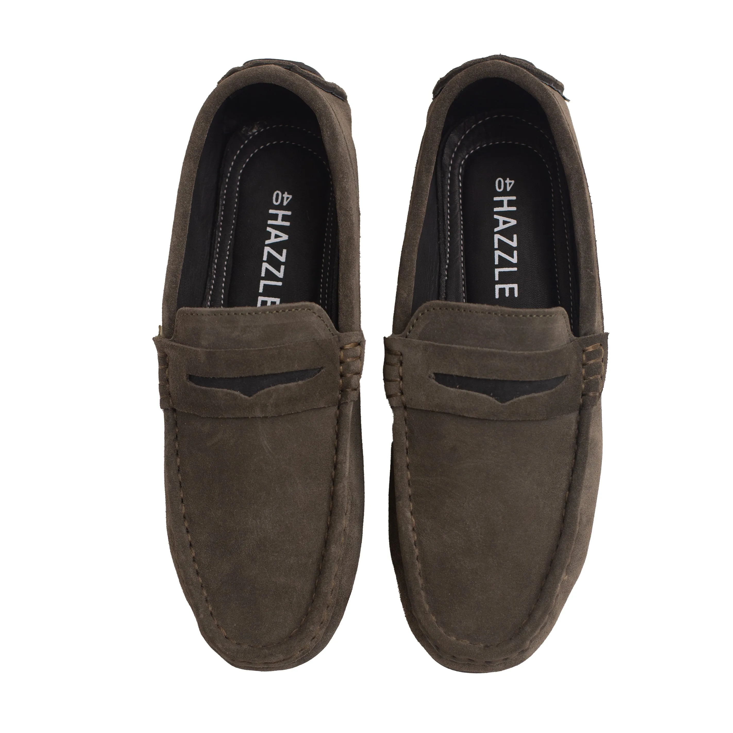 Suede Gray Loafer