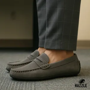 Suede Gray Loafer