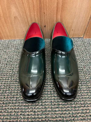 Terroni Design Green Patent Leather/Suede Men’s Dress Shoes  | S8