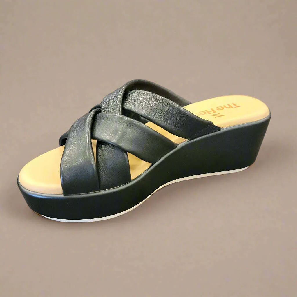 THE FLEXX - BRODY - Black & Cuoio