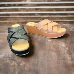 THE FLEXX - BRODY - Black & Cuoio