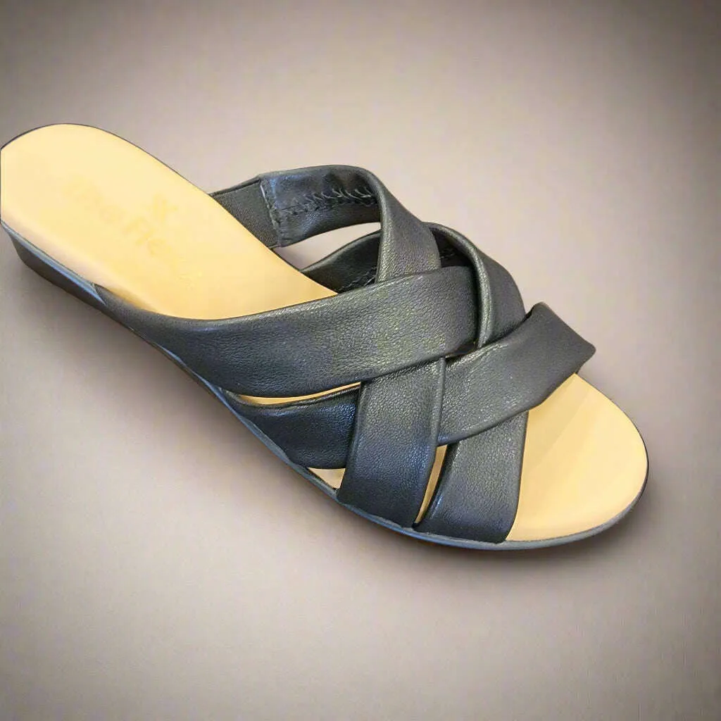 THE FLEXX - BRODY - Black & Cuoio