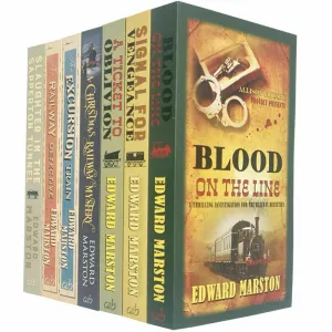 The Railway Detective Series 7 Books Collection Set By Edward Marston NEW Pack