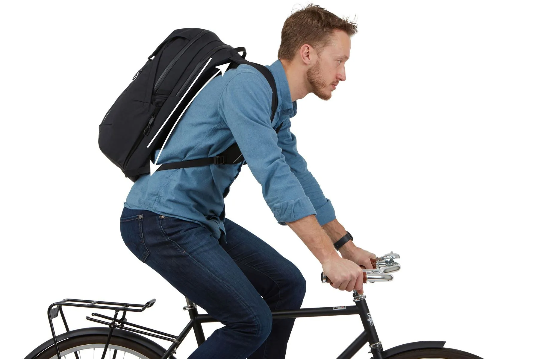 Thule Paramount commuter backpack 27L black Cycling backpack