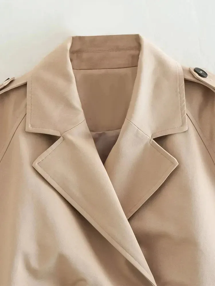 Traf Street-wear Long Sleeve Female Jacket