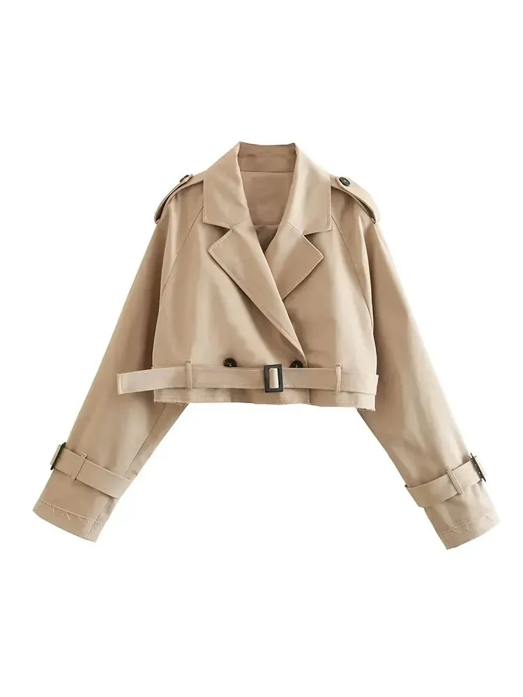 Traf Street-wear Long Sleeve Female Jacket