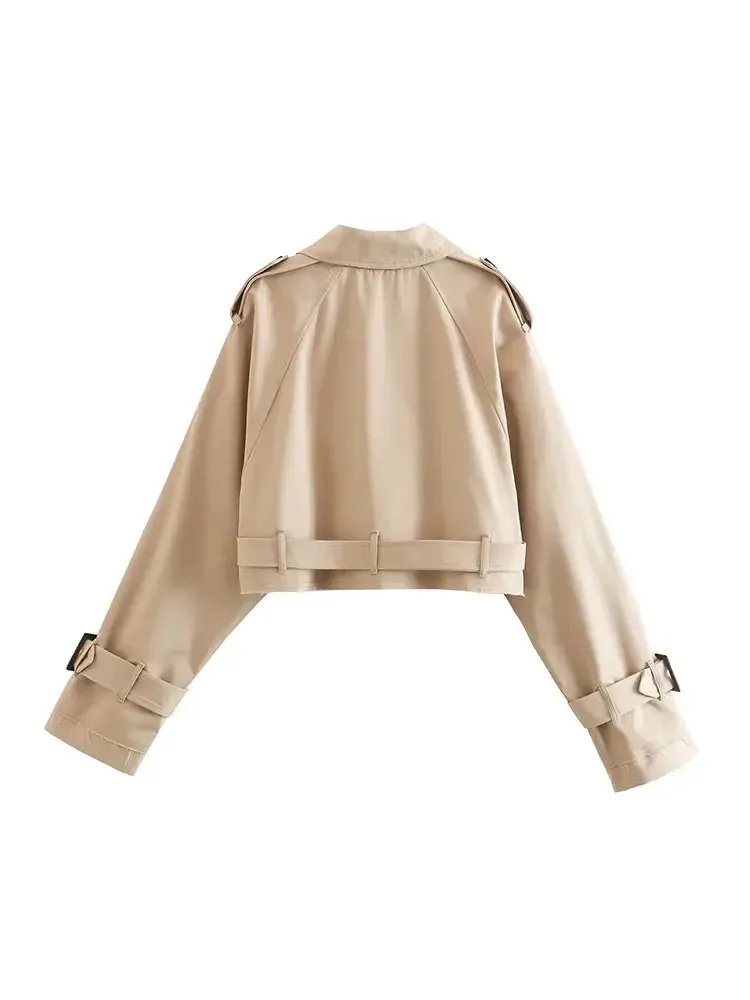 Traf Street-wear Long Sleeve Female Jacket