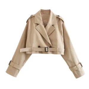 Traf Street-wear Long Sleeve Female Jacket