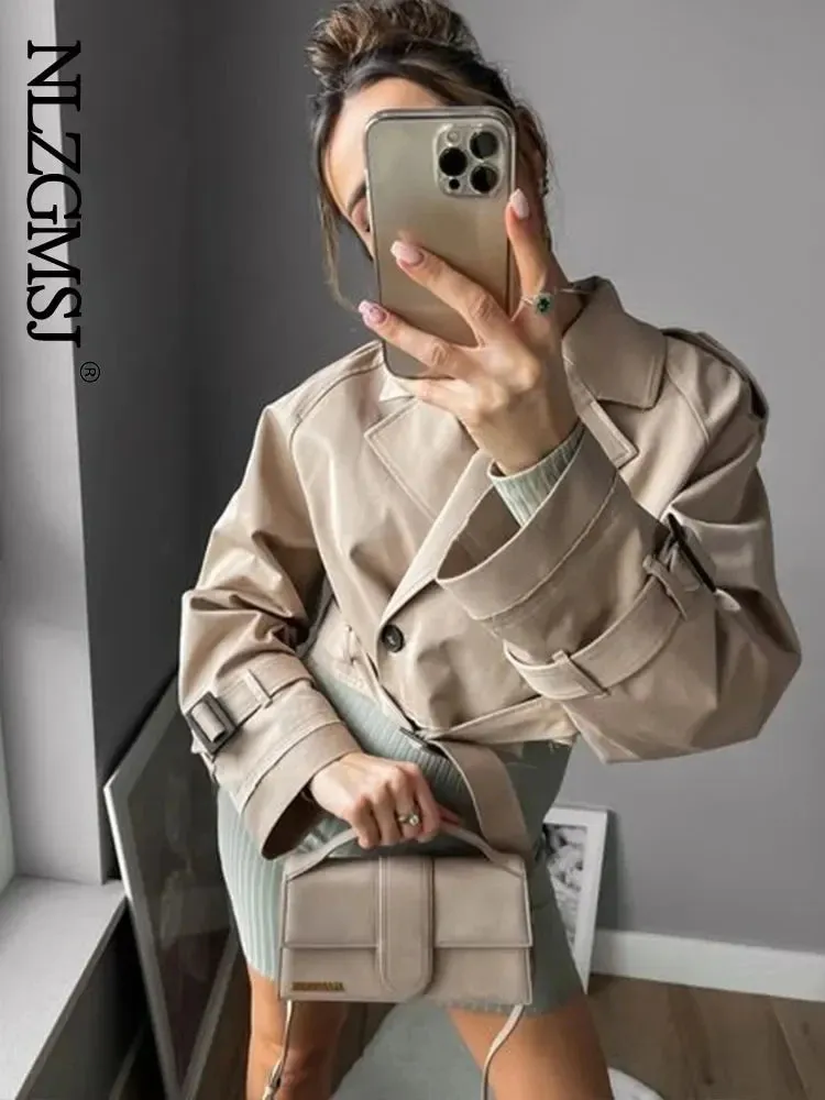Traf Street-wear Long Sleeve Female Jacket