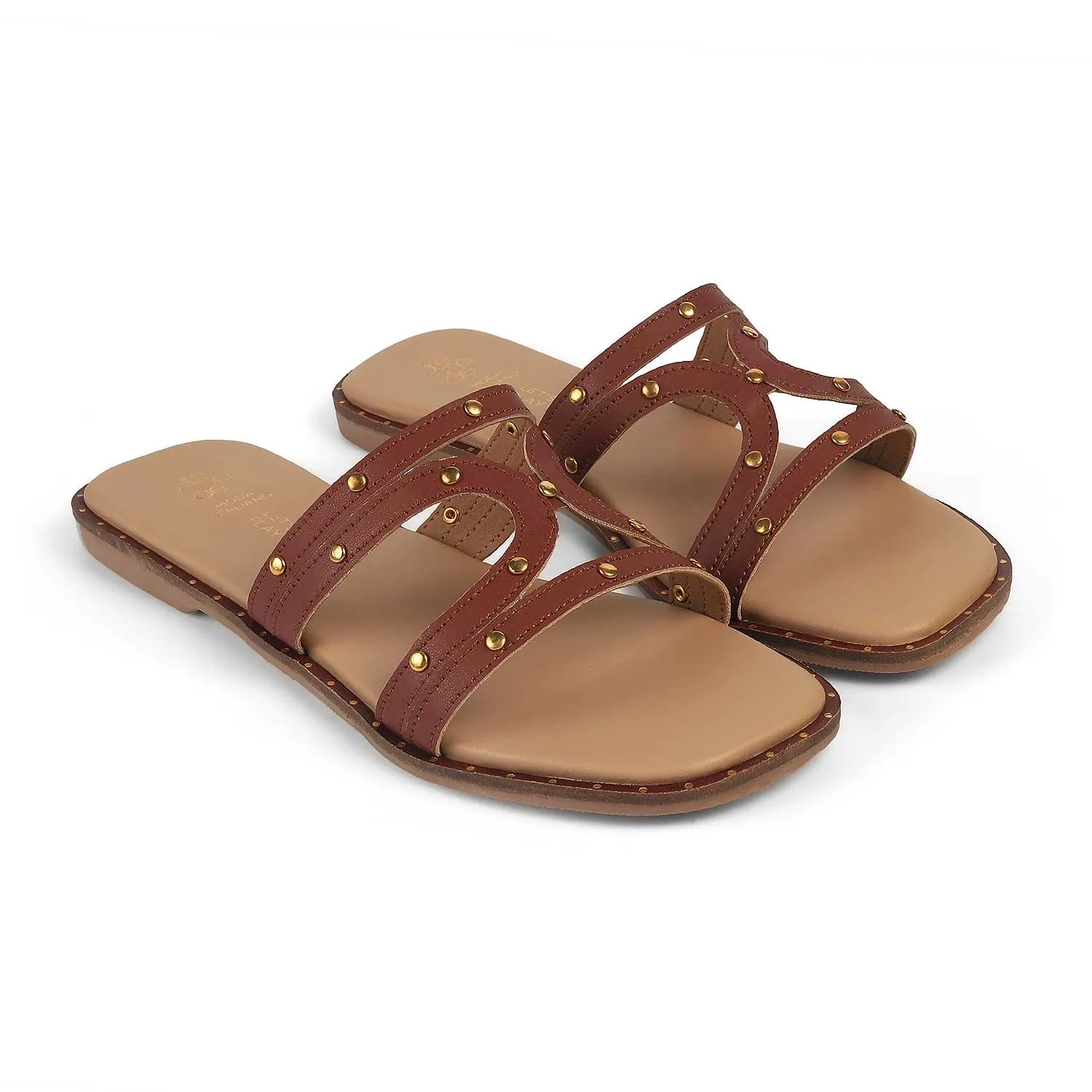 Tresmode Eilov Brown Women's Dress Flats