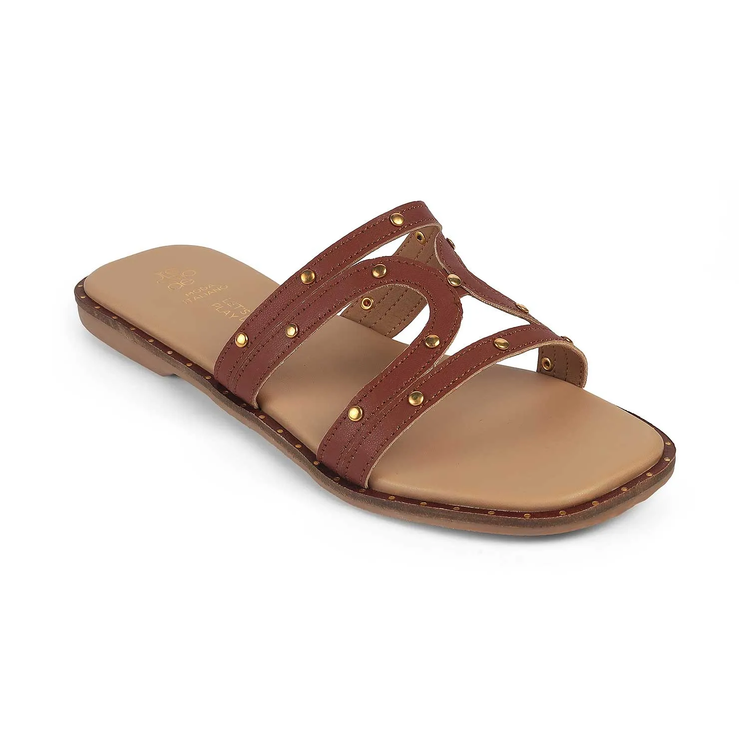 Tresmode Eilov Brown Women's Dress Flats