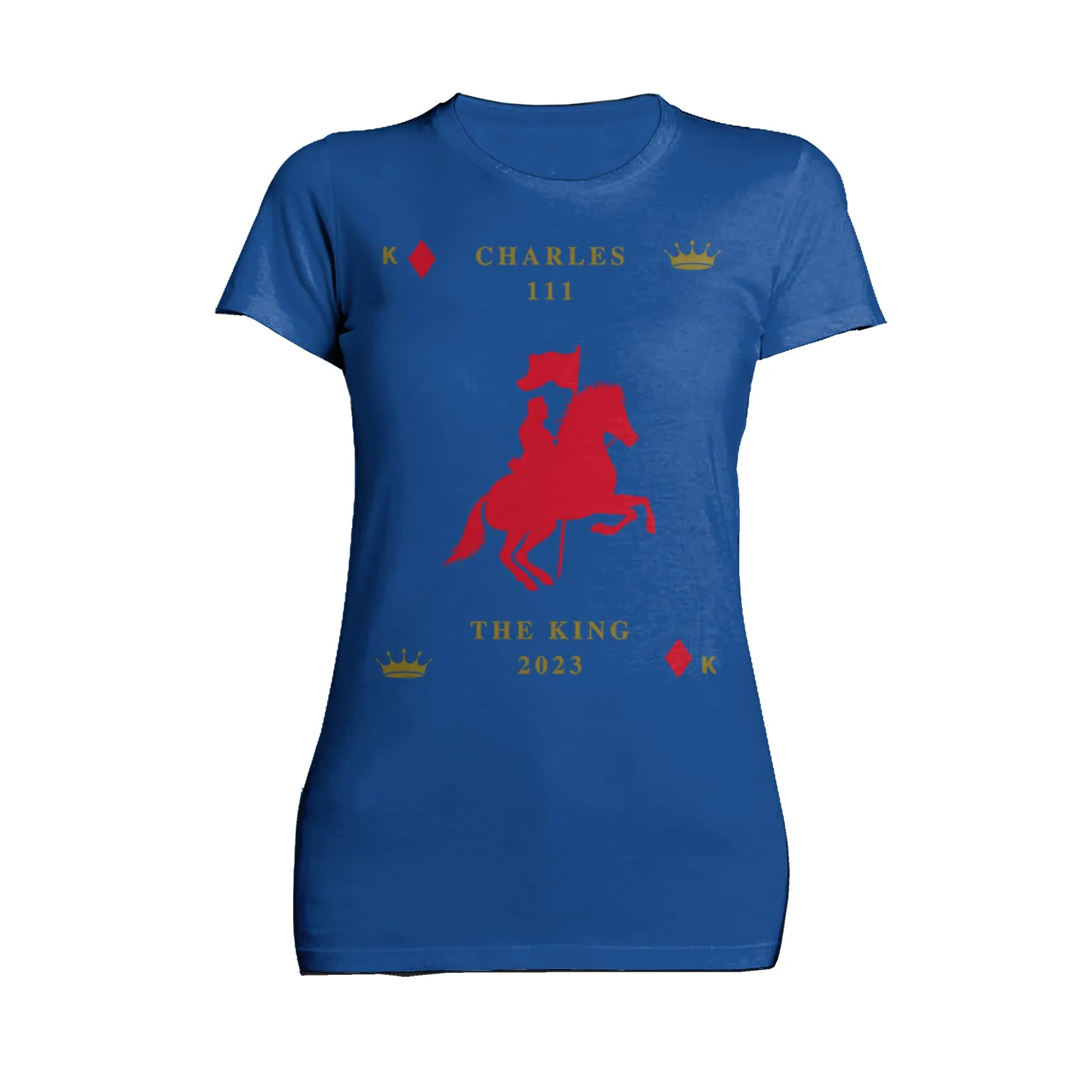 Urban Attitude Kings Coronation 2023 Silhouette Royal Knight Women's T-shirt