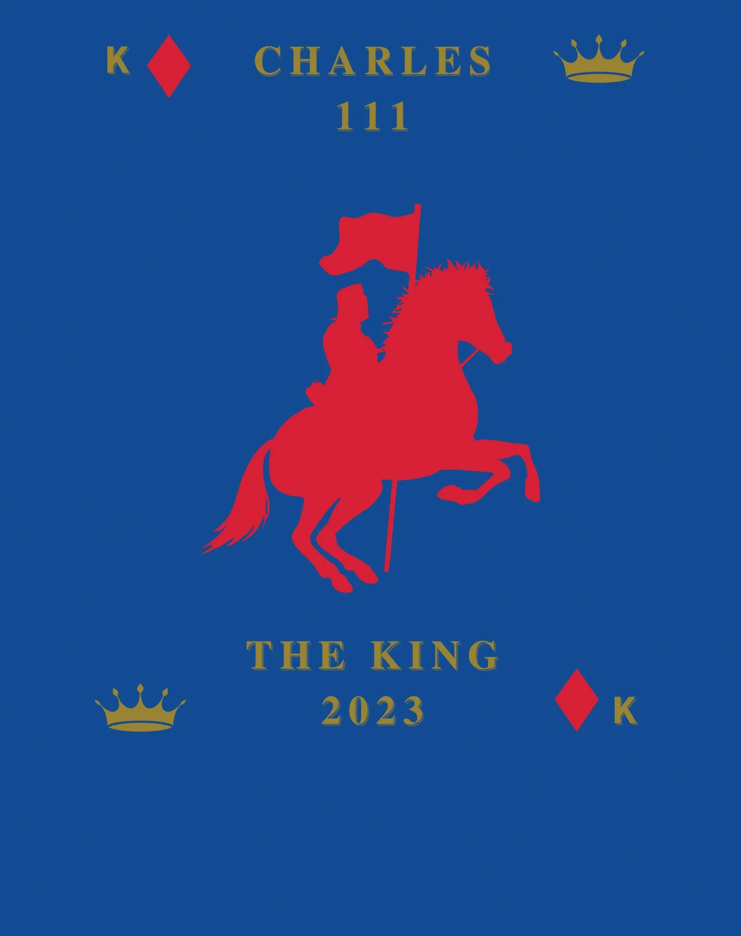 Urban Attitude Kings Coronation 2023 Silhouette Royal Knight Women's T-shirt