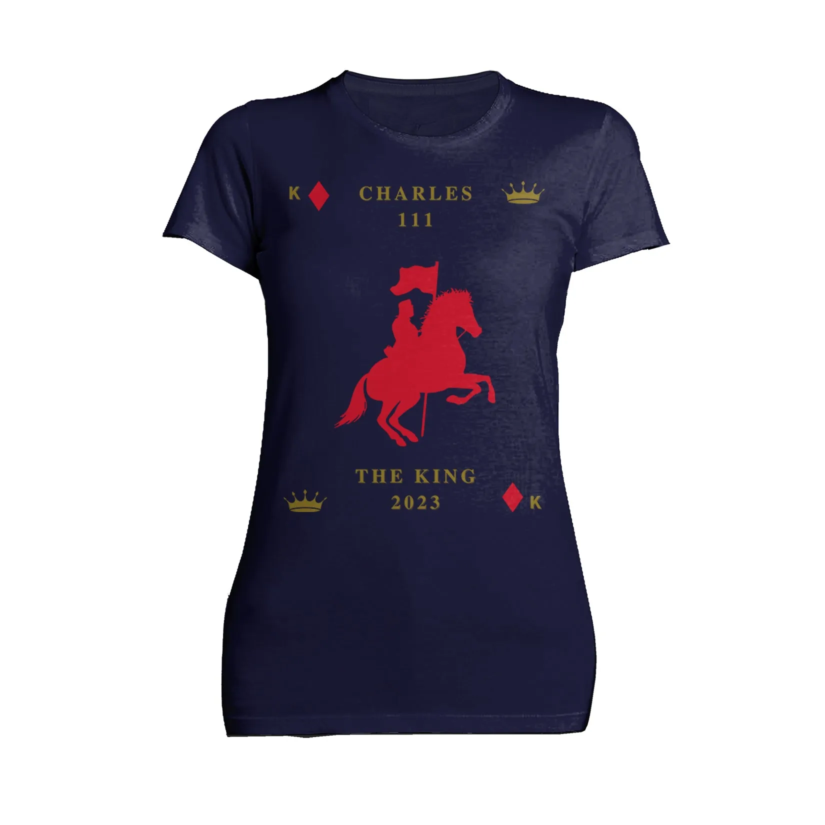 Urban Attitude Kings Coronation 2023 Silhouette Royal Knight Women's T-shirt