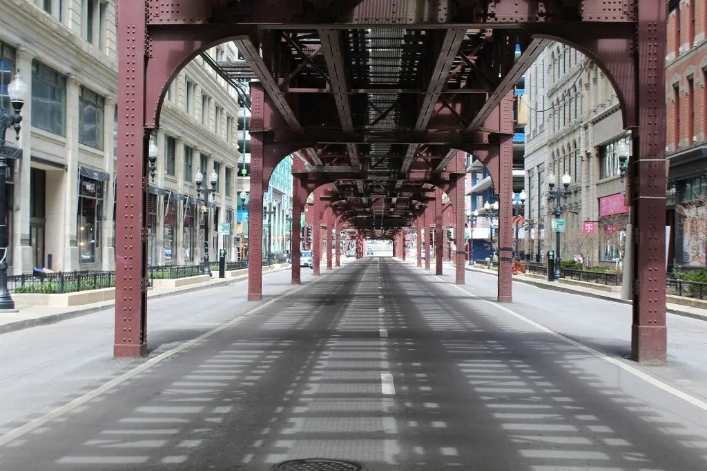 Urban Railway Wallpaper Mural