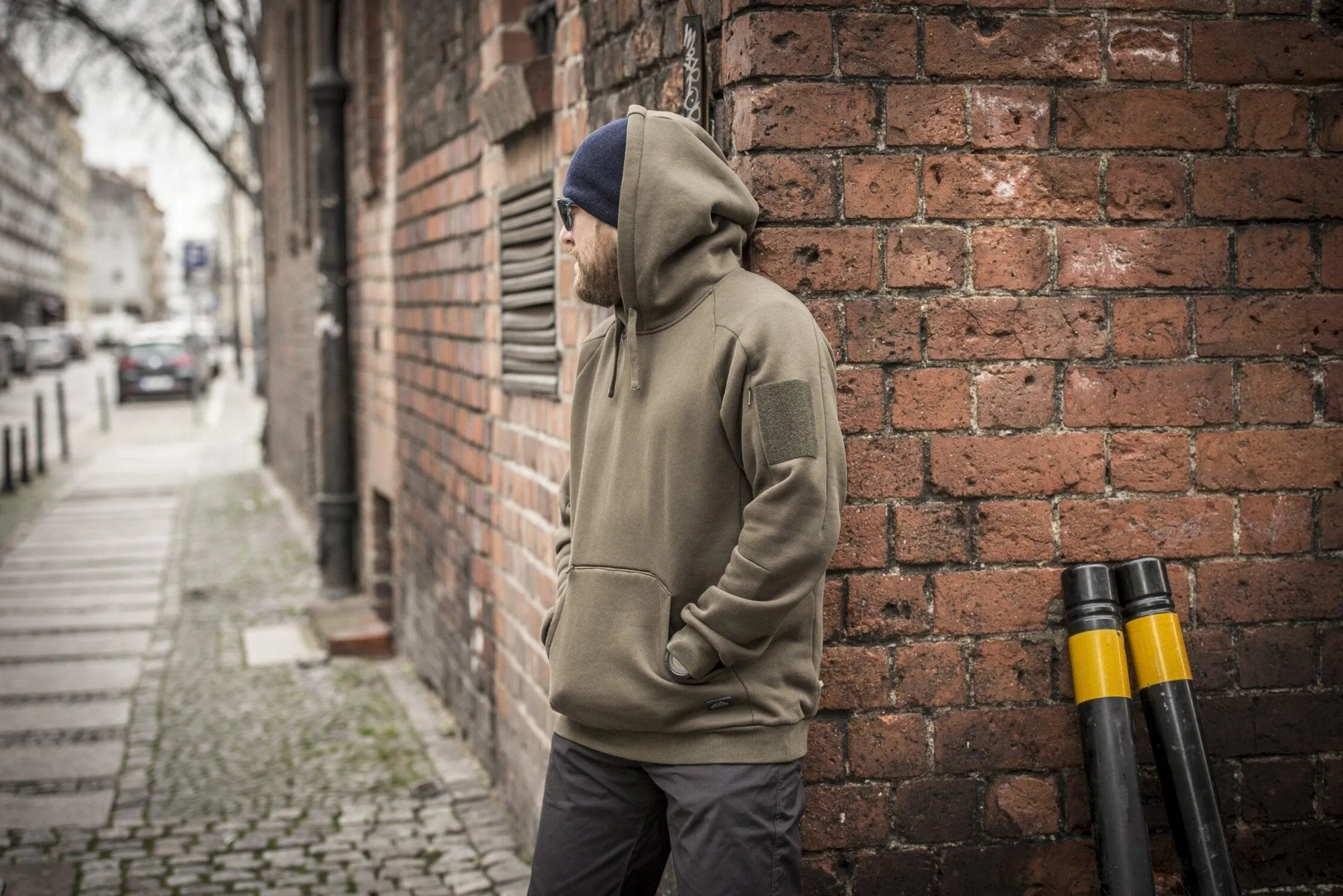 Urban Tactical Hoodie Lite (Kangaroo) - Black
