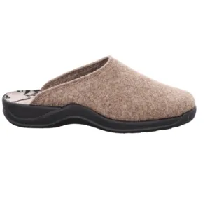 'Vaasa' women's home slipper - Brown light