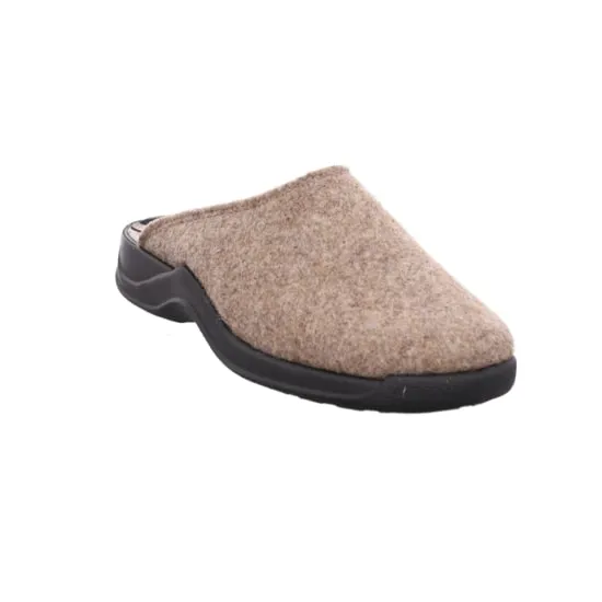 'Vaasa' women's home slipper - Brown light