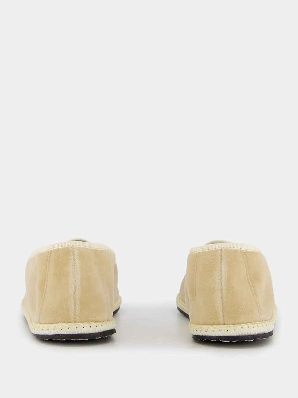 Velvet Beige Furlane Slippers