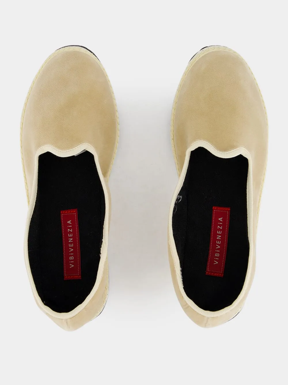 Velvet Beige Furlane Slippers