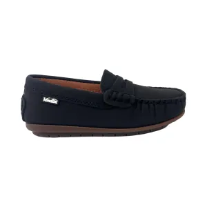Venettini Black Gum Penny Loafer