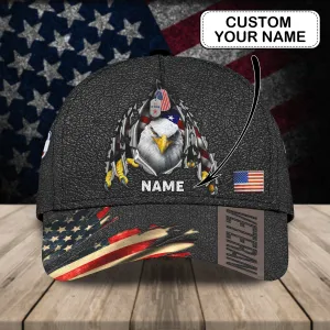 Veteran 3 - Personalized Name Cap - Loop - Vhv-cap-028
