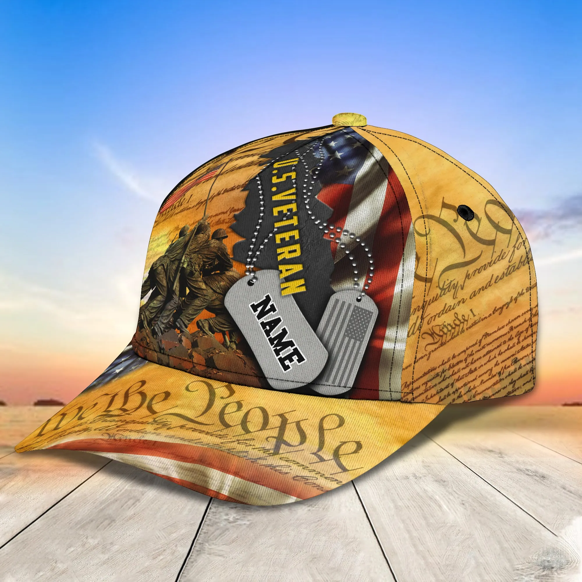 Veteran America - Personalized Name Cap - QB95