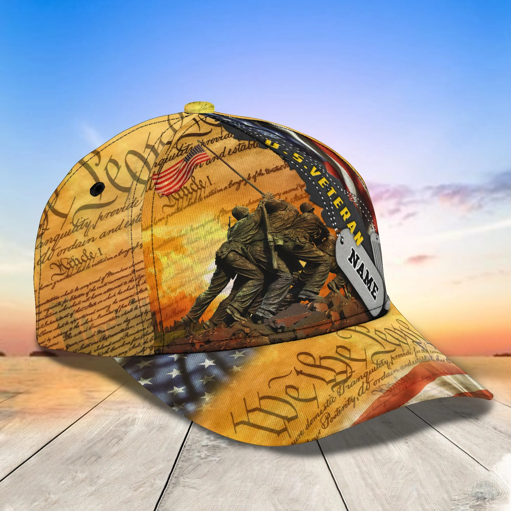 Veteran America - Personalized Name Cap - QB95