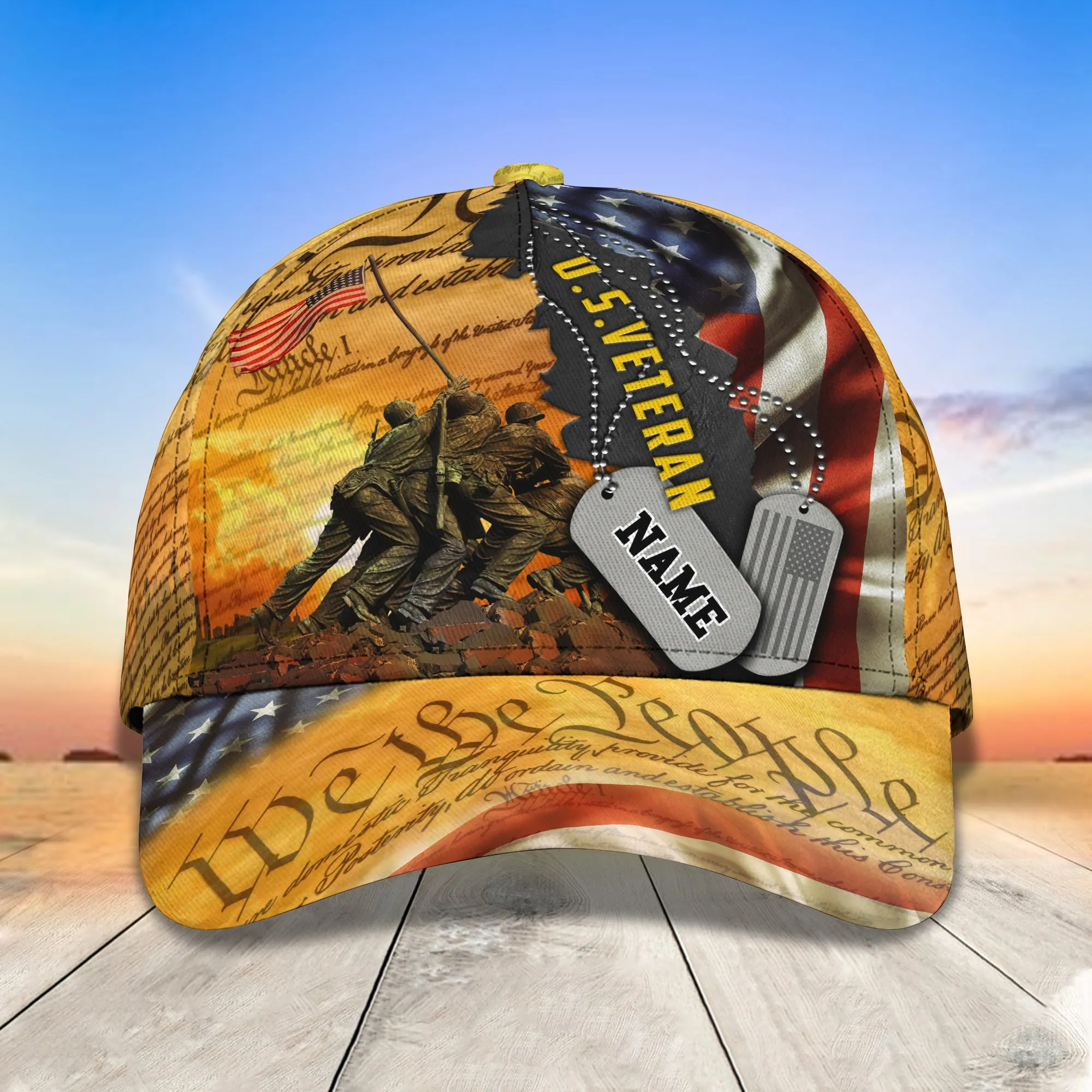 Veteran America - Personalized Name Cap - QB95