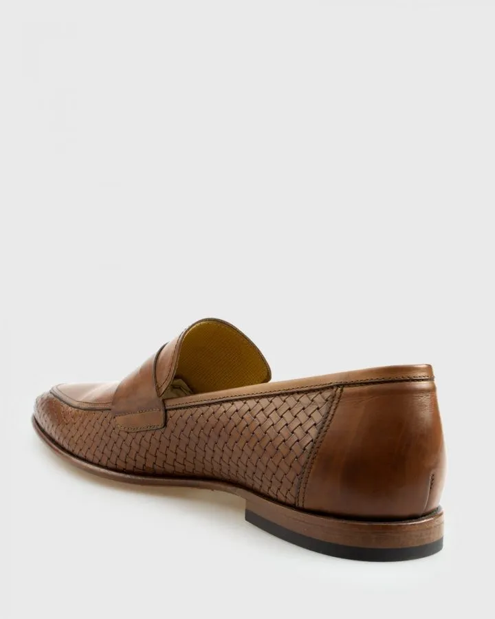VINCENT & FRANKS YDOC TAN BSKT LOAFER