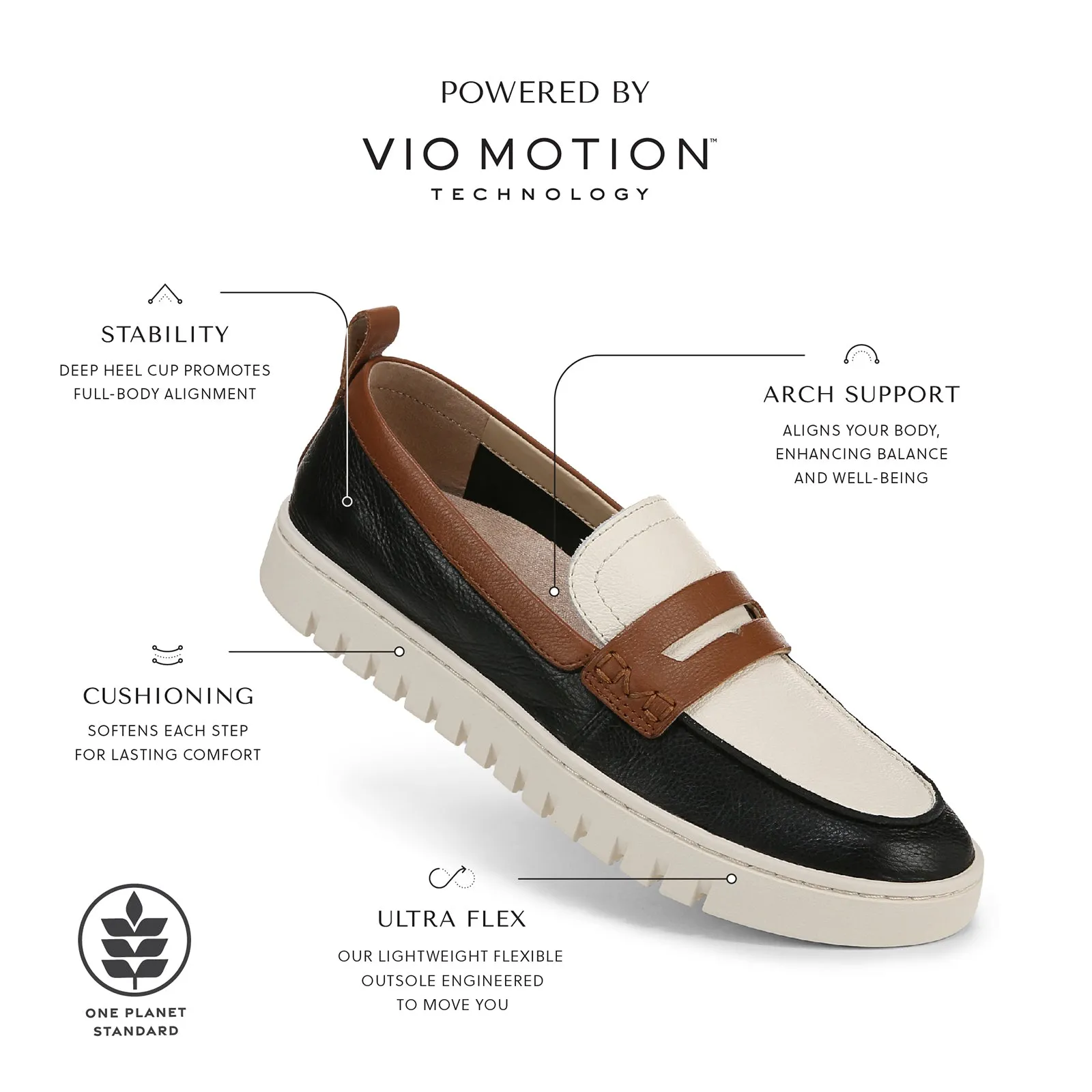 Vionic Uptown Loafer (Women) - Black Multi