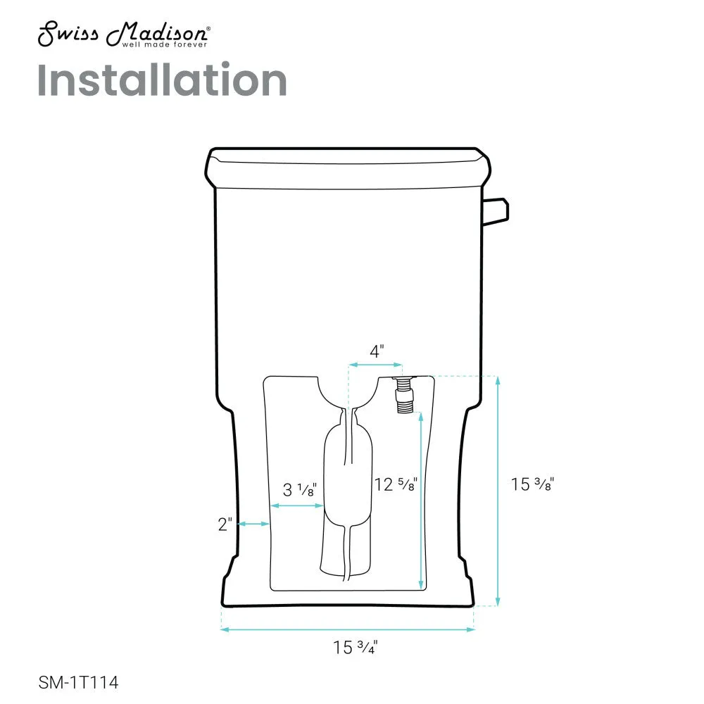 Voltaire One-Piece Elongated Toilet Side Flush 1.28 gpf