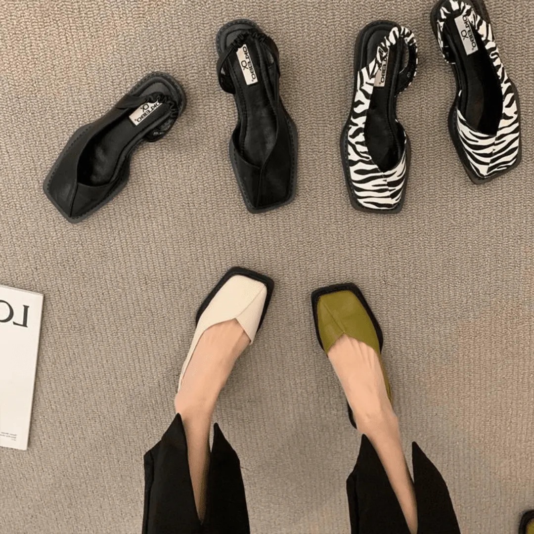 WILLOW Leather Slip-On Flats