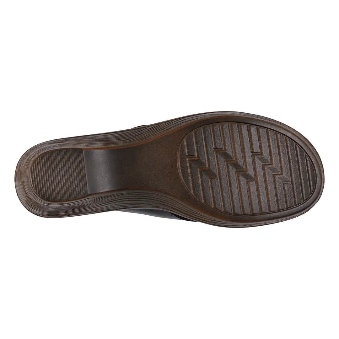 Women's Ash Black Wedge Sandals