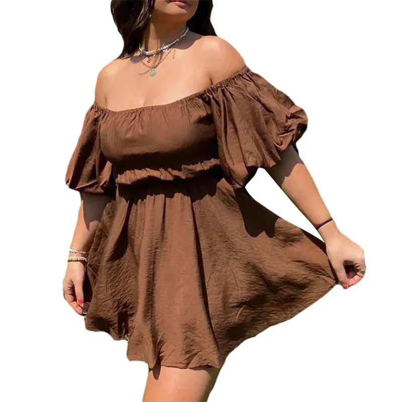 Women’s Casual Summer Off-Shoulder Dress